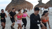 Celebran primer Duathlon Hybrido en Progreso