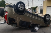 Choca y vuelca en la Castilla C&aacute;mara