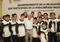 Delegaci&oacute;n yucateca, rumbo a la Paralimpiada Nacional