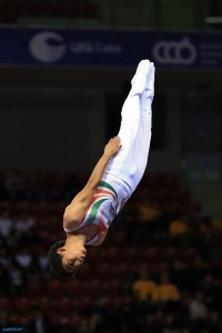 Gimnastas de trampol&iacute;n, cerca de Juegos Panamericanos
