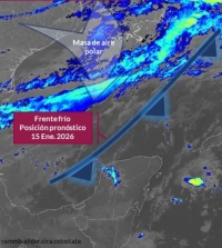 Continuar&aacute; el fr&iacute;o en la Pen&iacute;nsula de Yucat&aacute;n