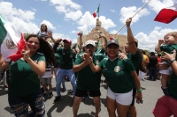 Afici&oacute;n yucateca celebra &eacute;xito de la Selecci&oacute;n Mexicana