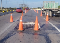 Incay realiza reparaciones en Periférico Sur de Mérida