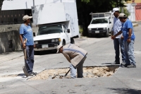 Reparan socav&oacute;n en el Centro de M&eacute;rida