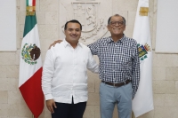 Alcalde Ren&aacute;n Barrera acuerda trabajo conjunto con Gobierno Federal