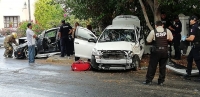 Accidente en avenida Col&oacute;n deja una lesionada
