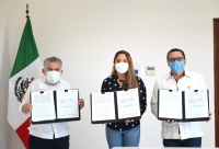 Firman convenio de colaboraci&oacute;n Congreso con  Poder Judicial