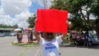 Vecinos de Pacabt&uacute;n protestan por fallas en energia el&eacute;ctrica