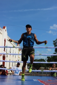 &ldquo;Alacr&aacute;n&rdquo; entrena en el estadio &ldquo;Salvador Alvarado&rdquo;