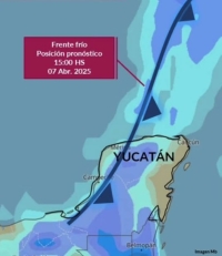 Ingresar&iacute;a frente fr&iacute;o este domingo; hoy, prev&eacute;n 41&deg; en M&eacute;rida