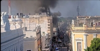 Incendio en Bazar García Rejón moviliza a bomberos