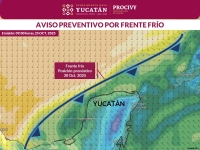 Prevén "heladez" en el territorio yucateco