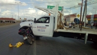 Accidente deja motociclista lesionado en la v&iacute;a Um&aacute;n-M&eacute;rida