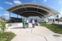 Parque Paseo Henequenes avanza en creaci&oacute;n de infraestructura verde