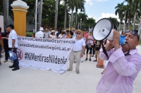 Marchan contra libros de texto en M&eacute;rida&nbsp;
