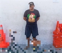 Cae presunto ladr&oacute;n en Puerto Progreso