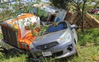Choque en el Perif&eacute;rico de M&eacute;rida&nbsp; deja da&ntilde;os materiales&nbsp;