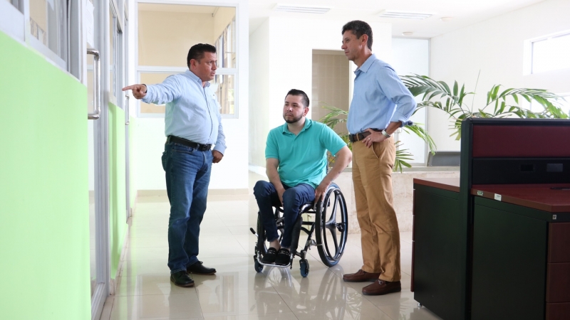 René Ledezma, titular del Centro Deportivo Paralímpico