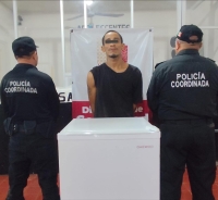 Capturan a presunto ladr&oacute;n en Um&aacute;n