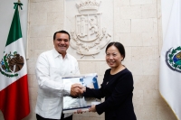 Ren&aacute;n Barrera estrecha lazos con ciudad de Nanchang, China