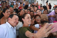 Sheinbaum anuncia construcci&oacute;n de Pilares en Yucat&aacute;n