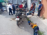 Mototaxi protagoniza siniestro vial en Kanas&iacute;n