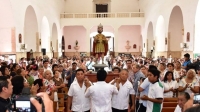 Bajan im&aacute;genes de los Reyes Magos en Tizim&iacute;n