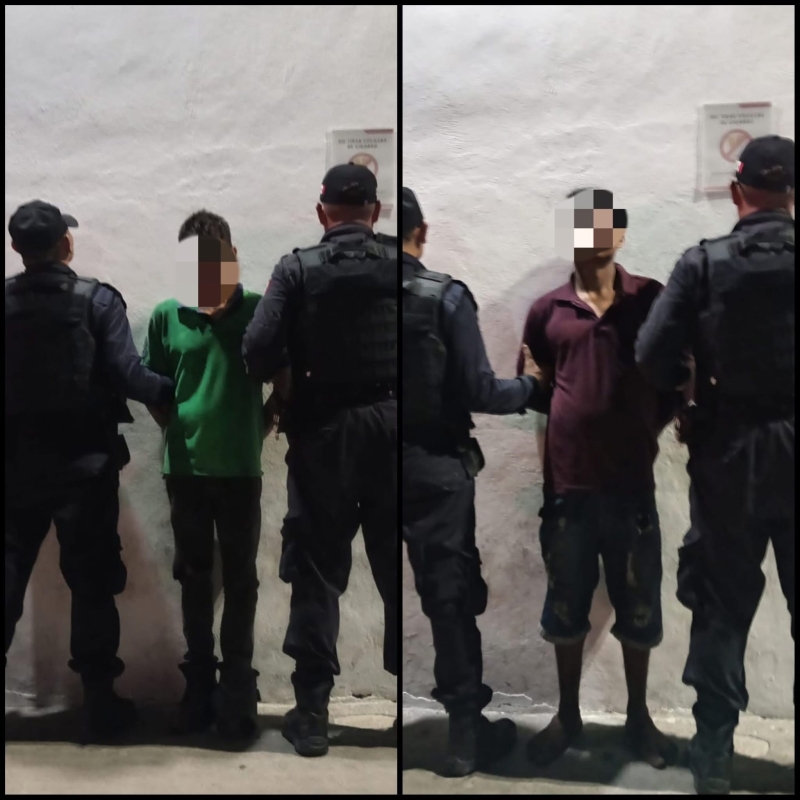 Detienen a dos presuntos ladrones