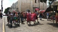 M&uacute;sicos protestan contra cierre de bares en M&eacute;rida