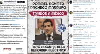 Tunden a Rommel Pacheco en redes sociales&nbsp;virtuales
