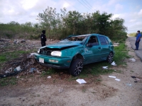 Conductor abandona su veh&iacute;culo tras siniestro vial