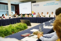 Alcalde se re&uacute;ne con directivos de universidades