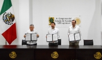 Firman convenio de colaboraci&oacute;n Congreso y Poder Judicial