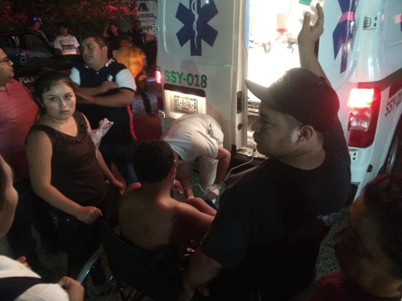 Balean a grupo de  jóvenes en Tzucacab