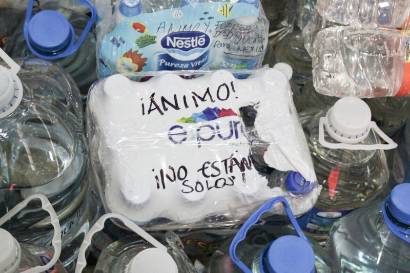 No para la ayuda de meridanos a damnificados por terremotos