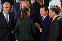 Asiste Díaz Mena a la asamblea del IMSS