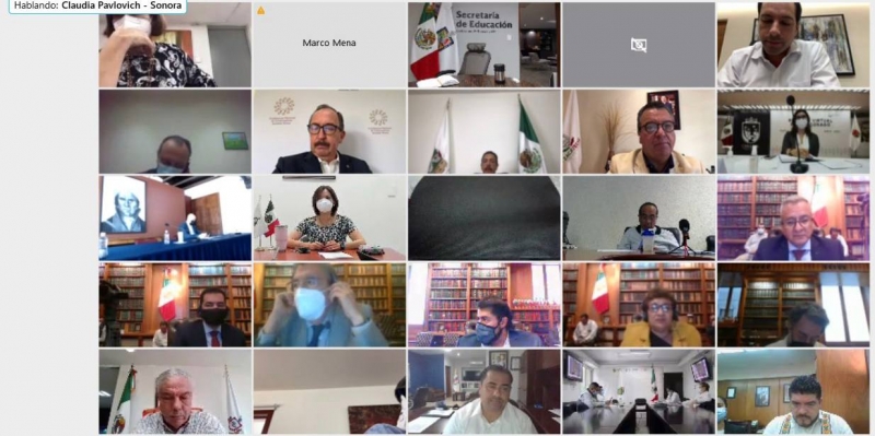 Autoridades revisan plan de regreso a clases presenciales