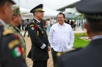 Asiste Huacho a toma de protesta del coordinador interino de GN